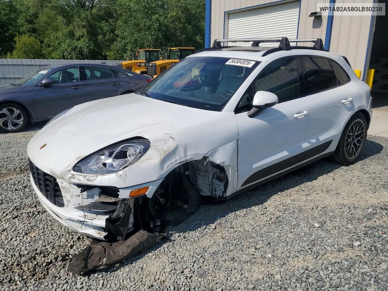 2016 Porsche Macan S VIN: WP1AB2A58GLB50238 Lot: 56304926