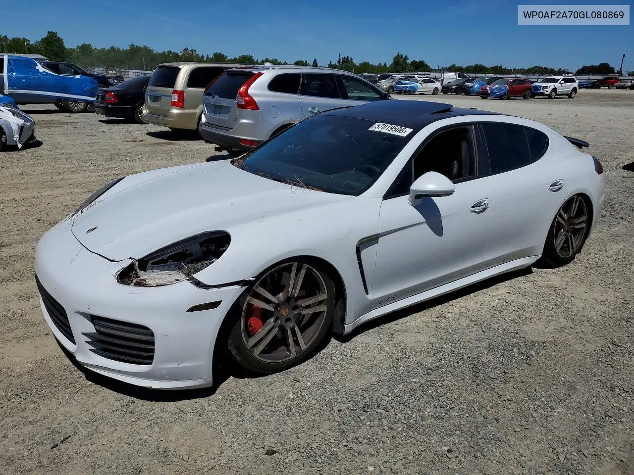 2016 Porsche Panamera Gts VIN: WP0AF2A70GL080869 Lot: 57019506