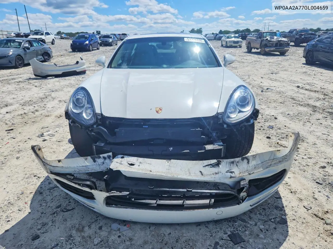 2016 Porsche Panamera 2 VIN: WP0AA2A77GL004659 Lot: 57200336