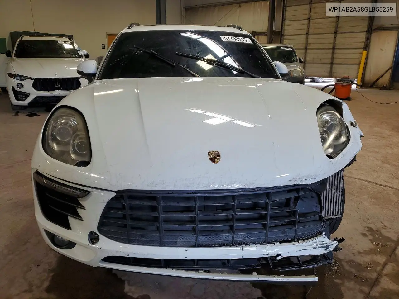 2016 Porsche Macan S VIN: WP1AB2A58GLB55259 Lot: 57730216