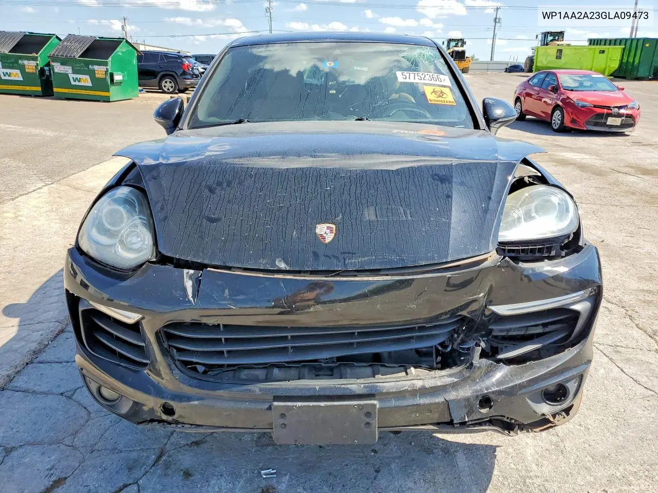 2016 Porsche Cayenne VIN: WP1AA2A23GLA09473 Lot: 57752366