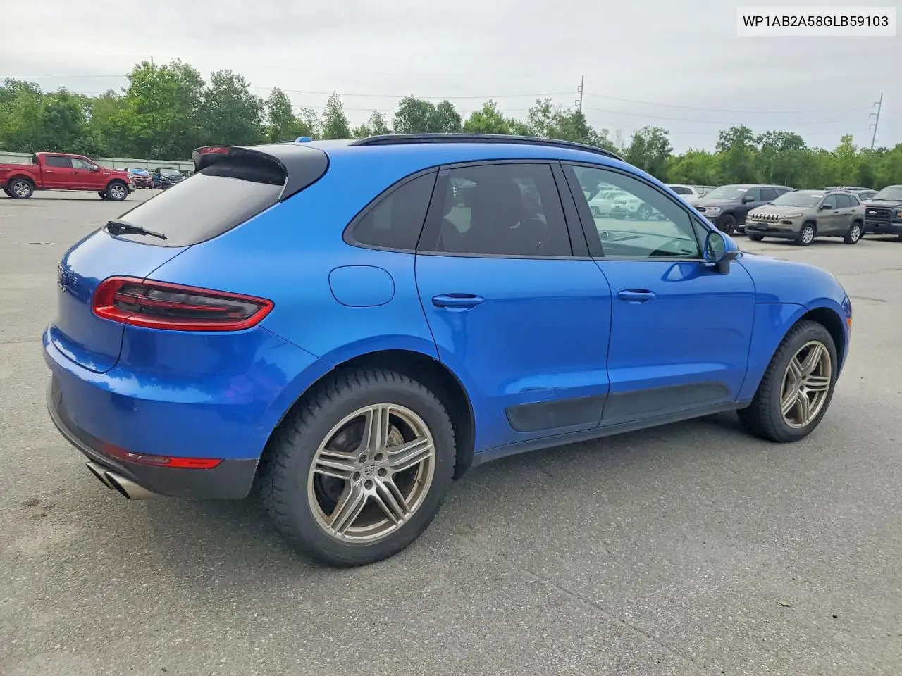 2016 Porsche Macan S VIN: WP1AB2A58GLB59103 Lot: 58360486