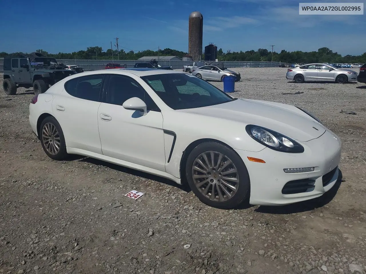 2016 Porsche Panamera 2 VIN: WP0AA2A72GL002995 Lot: 58398906