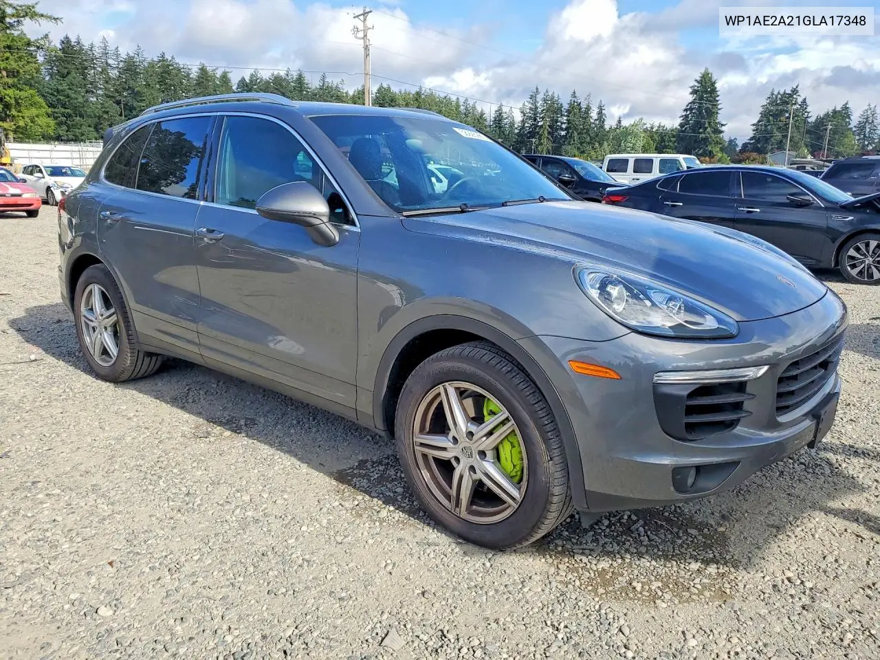 2016 Porsche Cayenne Se Hybrid VIN: WP1AE2A21GLA17348 Lot: 58926986
