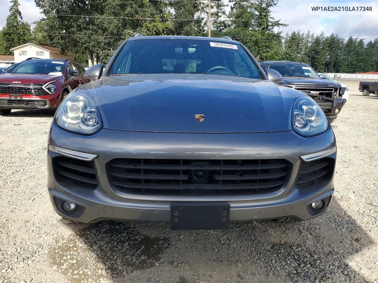 2016 Porsche Cayenne Se Hybrid VIN: WP1AE2A21GLA17348 Lot: 58926986