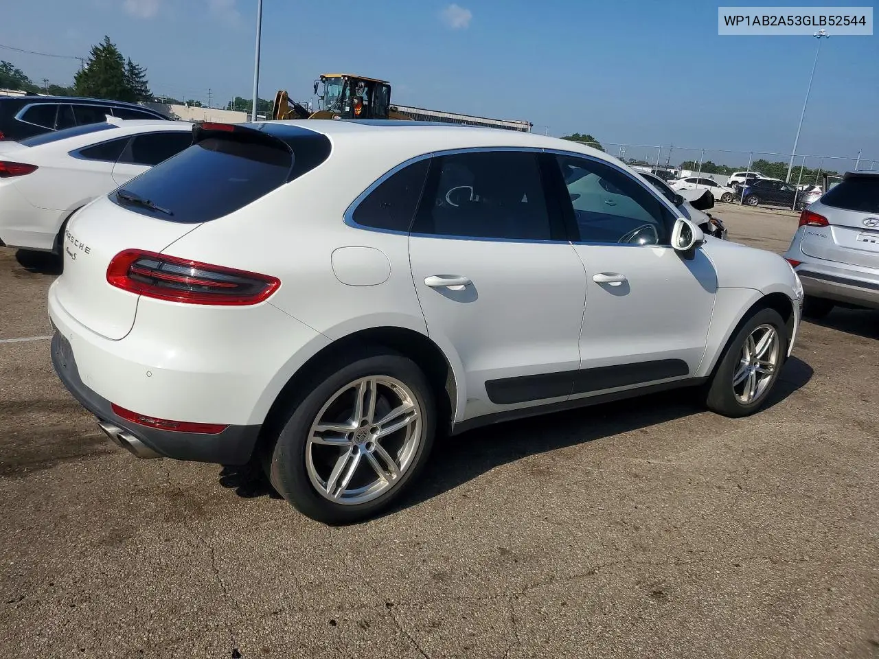2016 Porsche Macan S VIN: WP1AB2A53GLB52544 Lot: 59657046