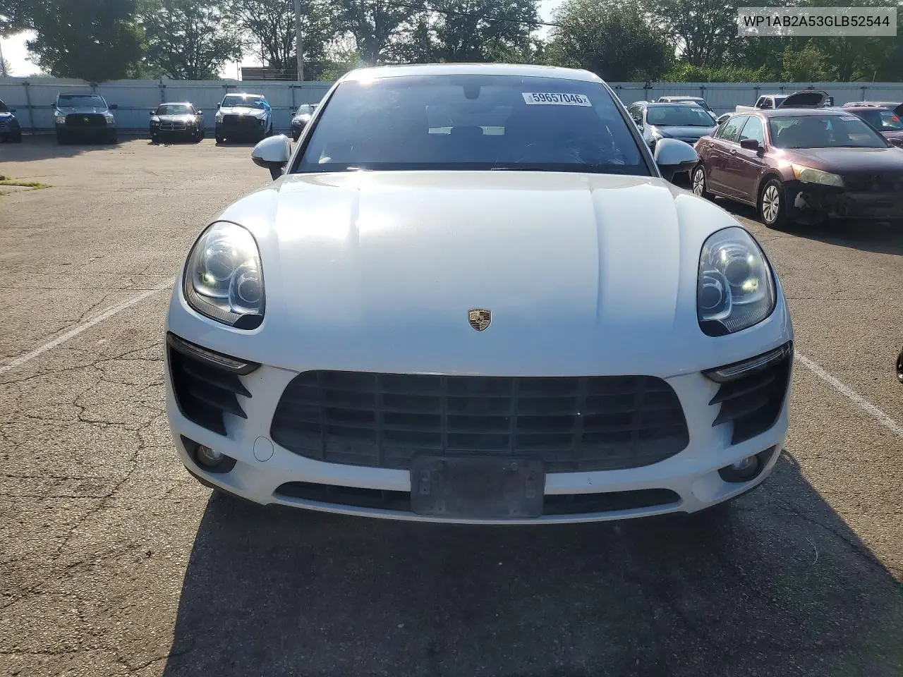 2016 Porsche Macan S VIN: WP1AB2A53GLB52544 Lot: 59657046