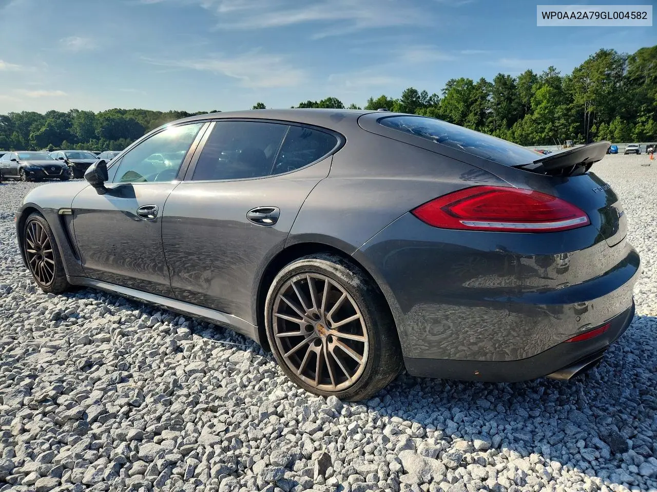 2016 Porsche Panamera 2 VIN: WP0AA2A79GL004582 Lot: 59907326