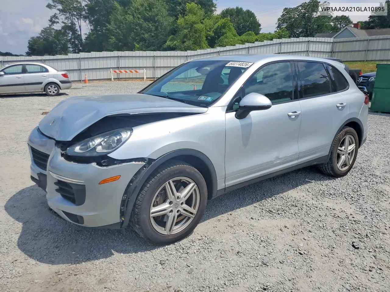 2016 Porsche Cayenne VIN: WP1AA2A21GLA10895 Lot: 60274826