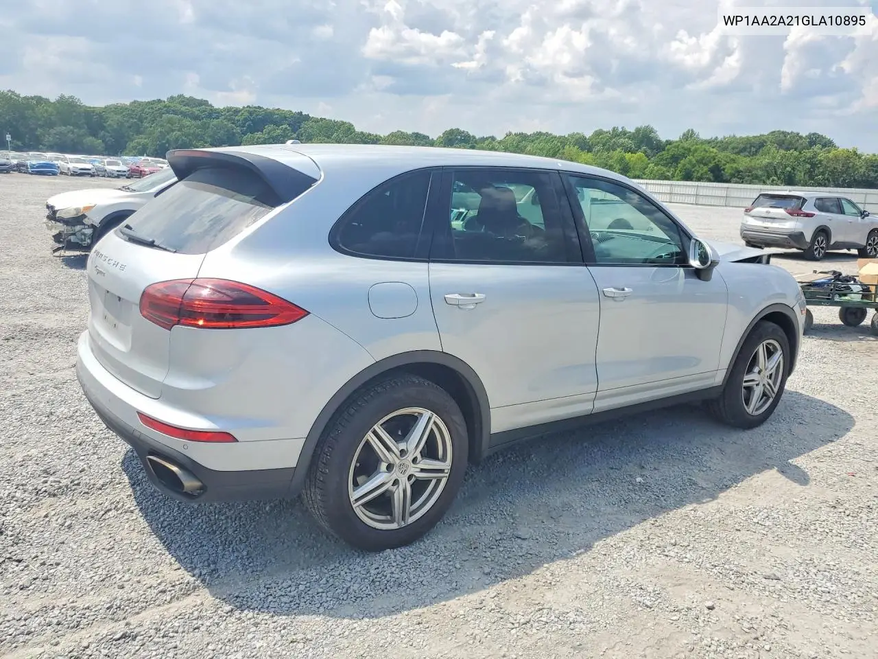 2016 Porsche Cayenne VIN: WP1AA2A21GLA10895 Lot: 60274826