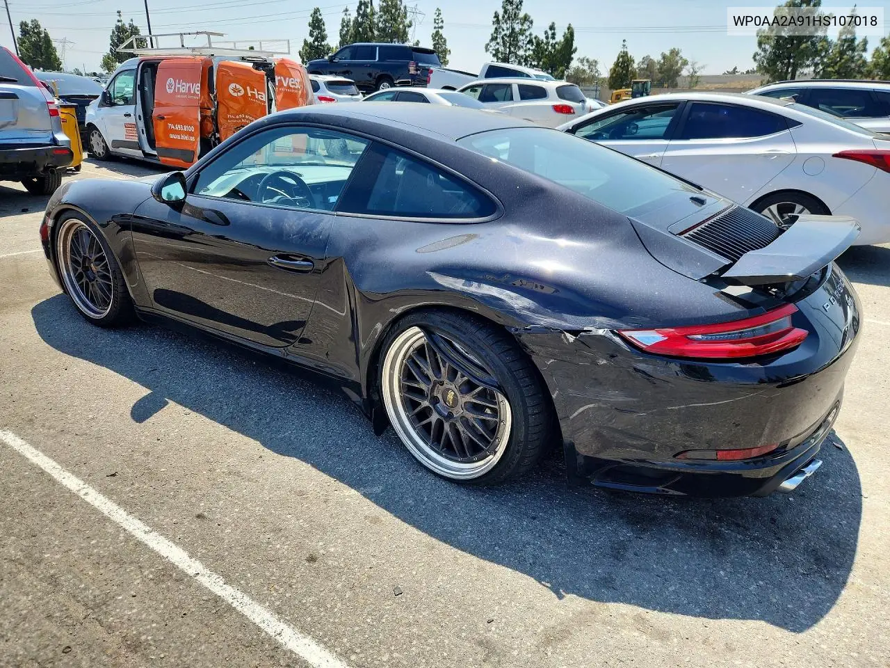 2017 Porsche 911 Carrera VIN: WP0AA2A91HS107018 Lot: 53140046
