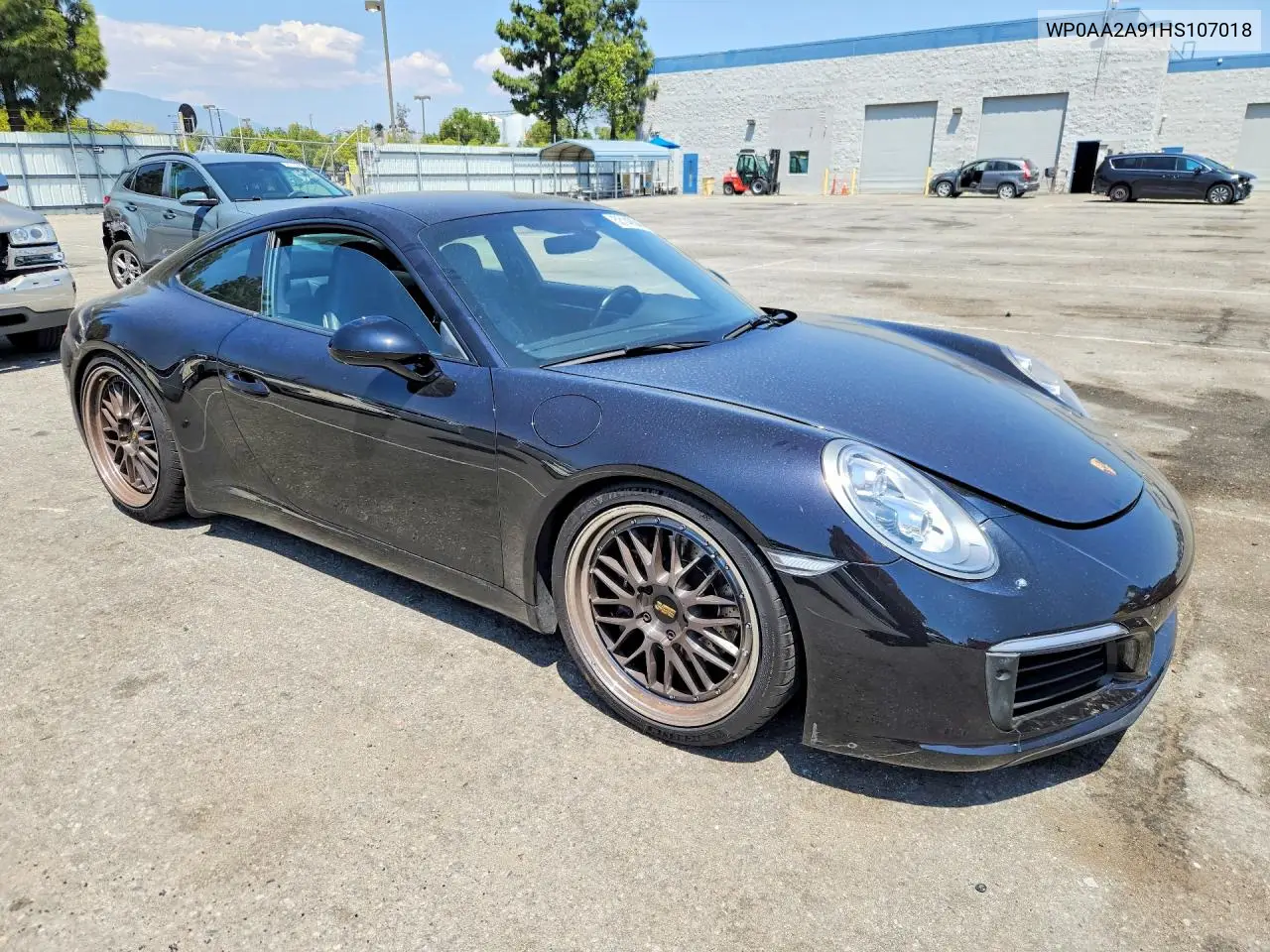 2017 Porsche 911 Carrera VIN: WP0AA2A91HS107018 Lot: 53140046