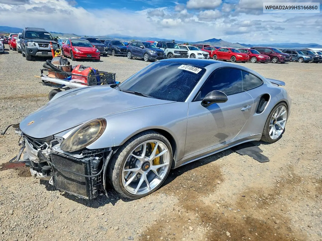 2017 Porsche 911 Turbo VIN: WP0AD2A99HS166860 Lot: 57018836
