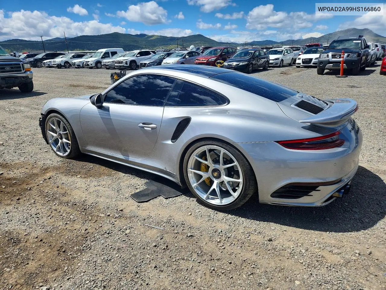2017 Porsche 911 Turbo VIN: WP0AD2A99HS166860 Lot: 57018836