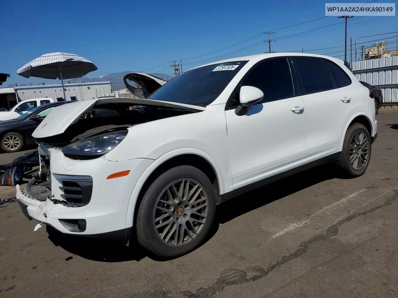 2017 Porsche Cayenne VIN: WP1AA2A24HKA90149 Lot: 57597526