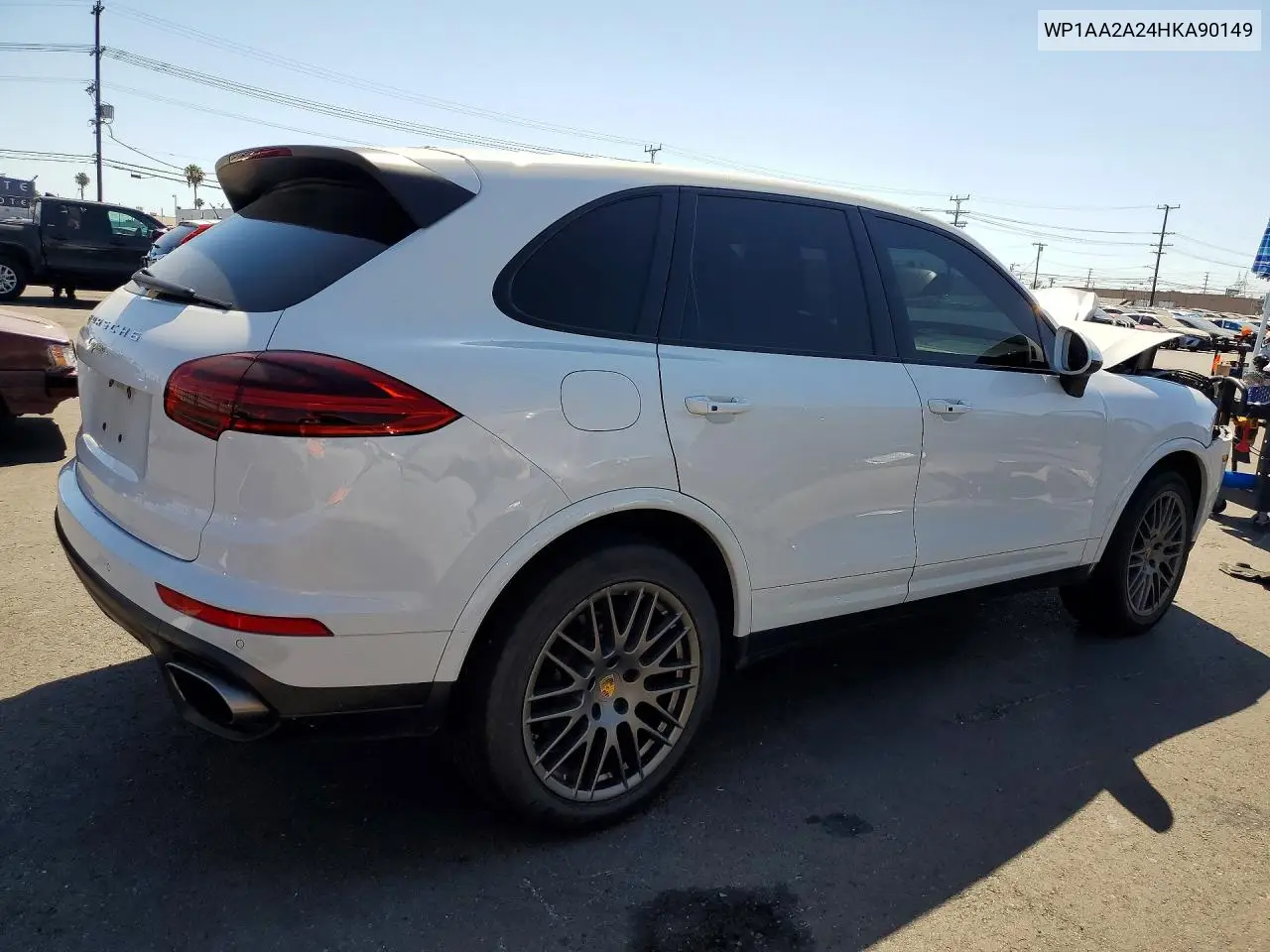 2017 Porsche Cayenne VIN: WP1AA2A24HKA90149 Lot: 57597526