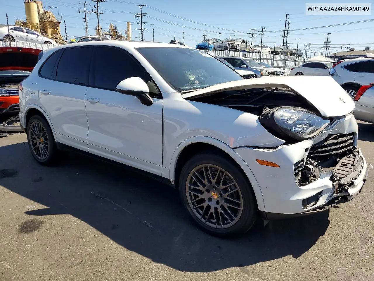 2017 Porsche Cayenne VIN: WP1AA2A24HKA90149 Lot: 57597526
