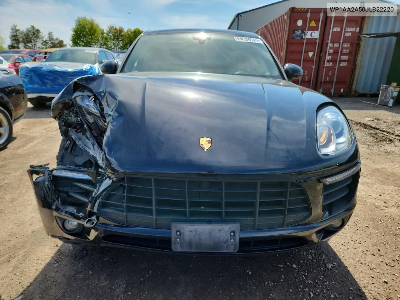 2018 Porsche Macan VIN: WP1AA2A50JLB22220 Lot: 54984946