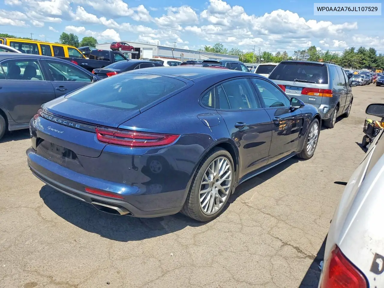2018 Porsche Panamera 4 VIN: WP0AA2A76JL107529 Lot: 55352436