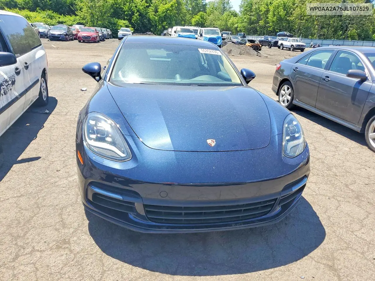 2018 Porsche Panamera 4 VIN: WP0AA2A76JL107529 Lot: 55352436