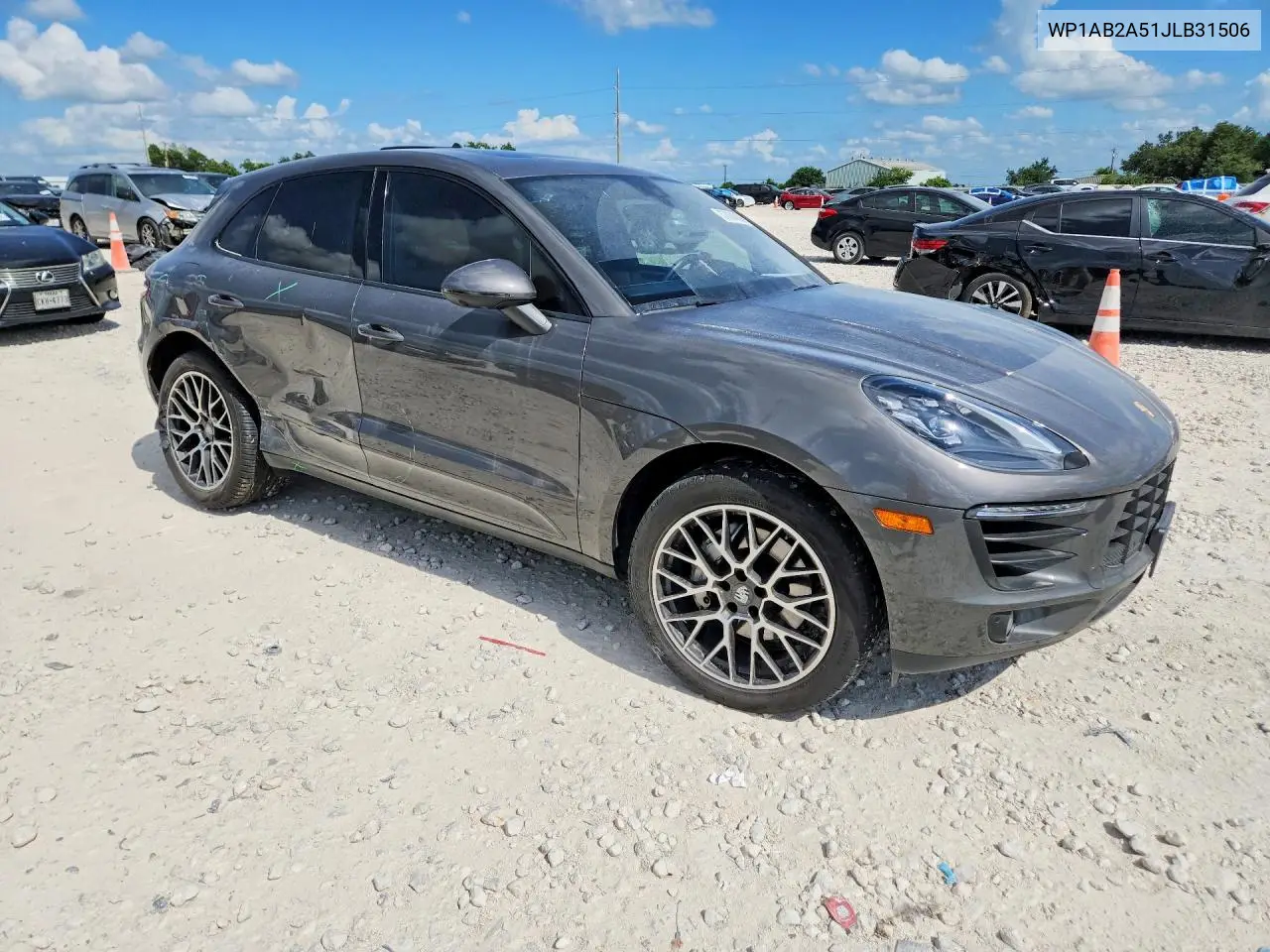 2018 Porsche Macan S VIN: WP1AB2A51JLB31506 Lot: 57034036