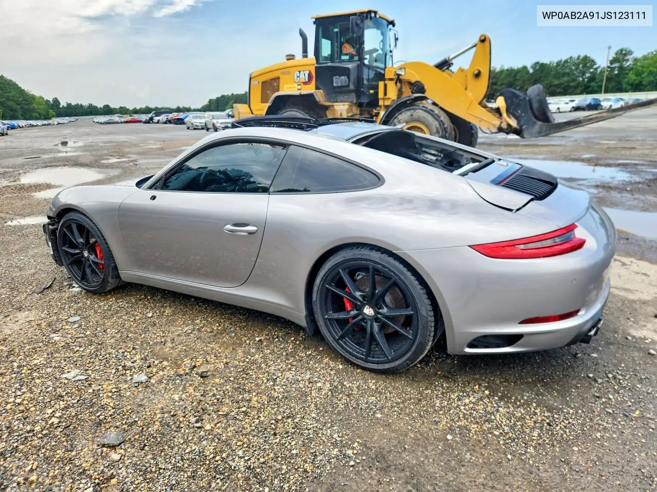 2018 Porsche 911 Carrera S VIN: WP0AB2A91JS123111 Lot: 57429246