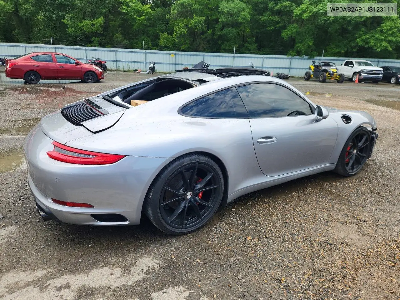 2018 Porsche 911 Carrera S VIN: WP0AB2A91JS123111 Lot: 57429246