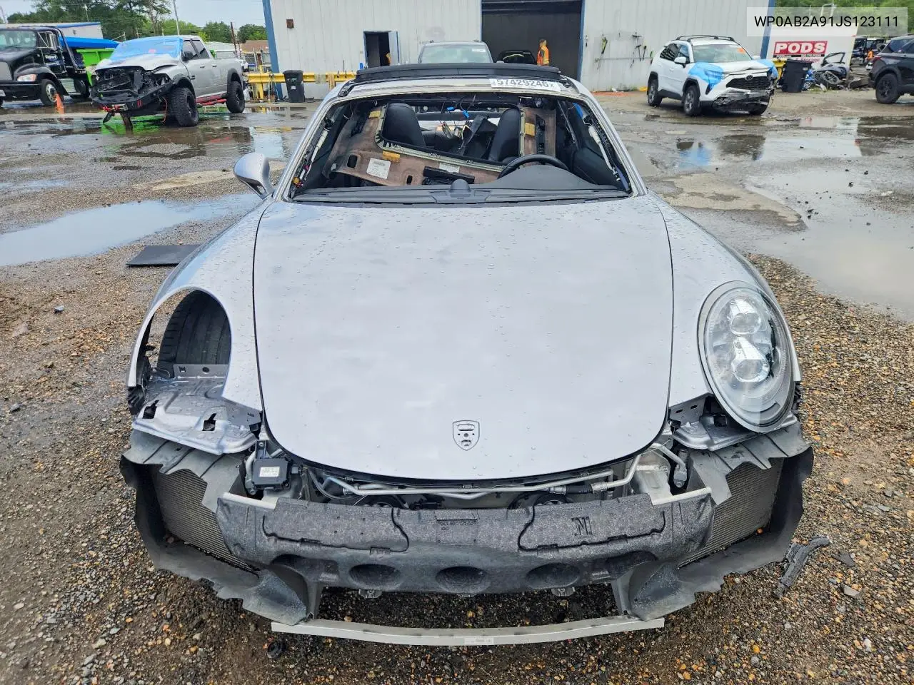 2018 Porsche 911 Carrera S VIN: WP0AB2A91JS123111 Lot: 57429246
