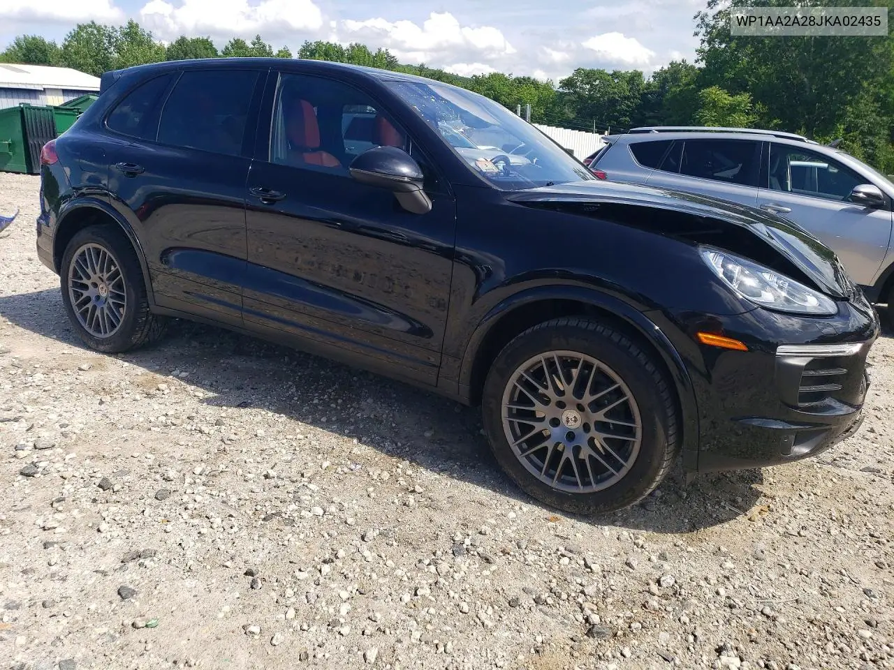 2018 Porsche Cayenne VIN: WP1AA2A28JKA02435 Lot: 58774696