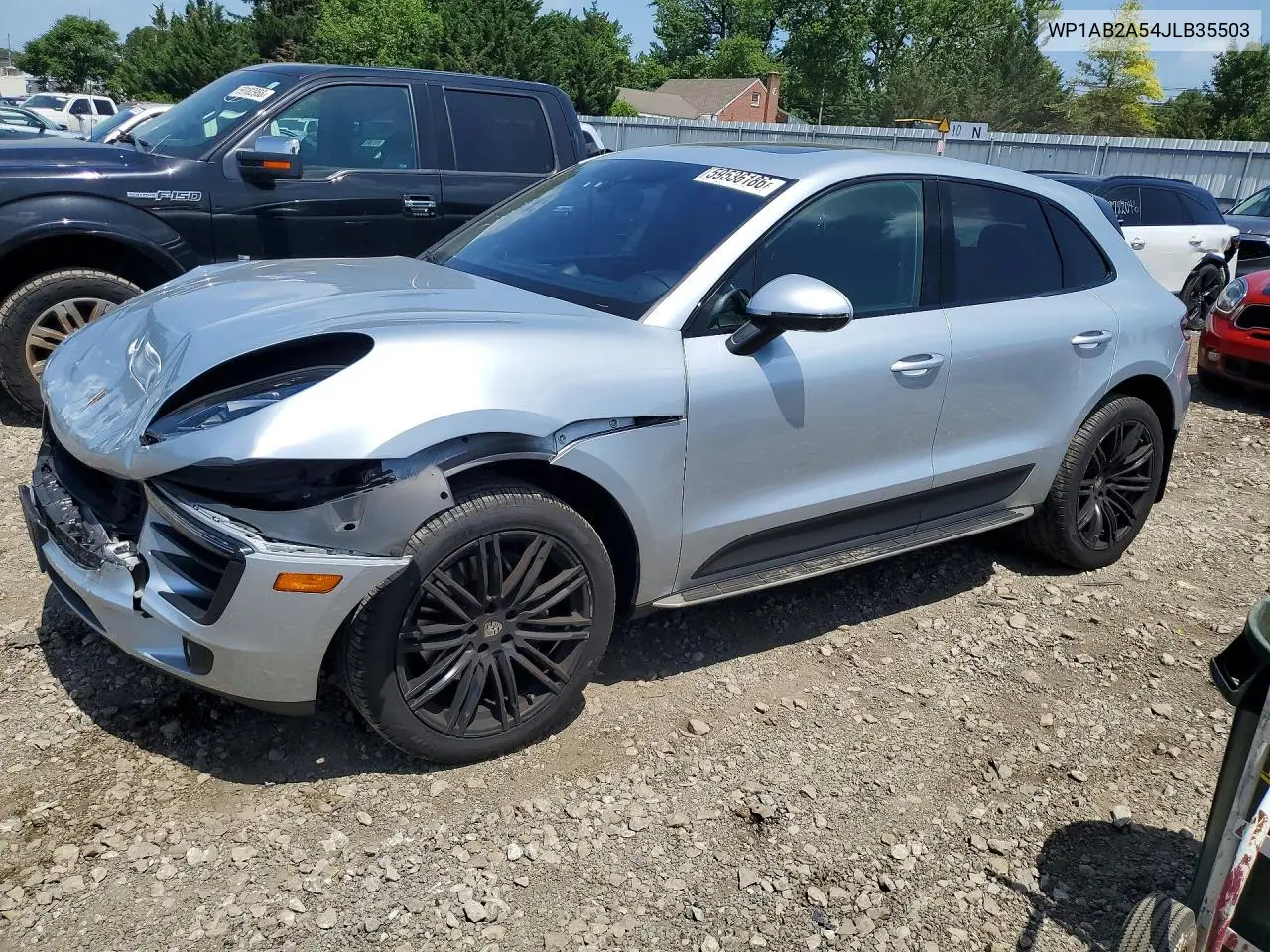 2018 Porsche Macan S VIN: WP1AB2A54JLB35503 Lot: 59536186