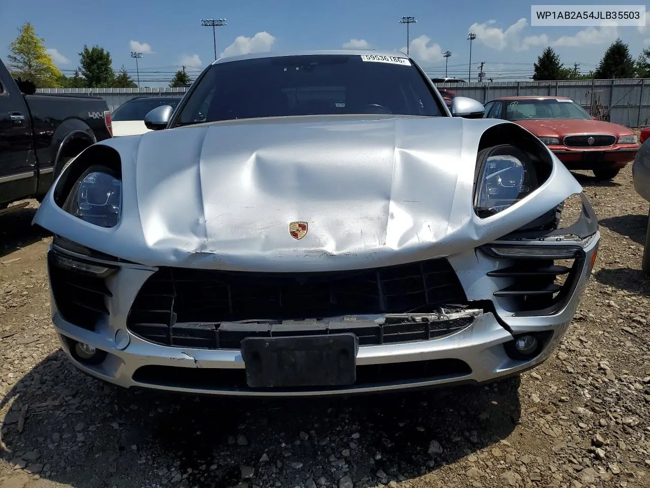 2018 Porsche Macan S VIN: WP1AB2A54JLB35503 Lot: 59536186