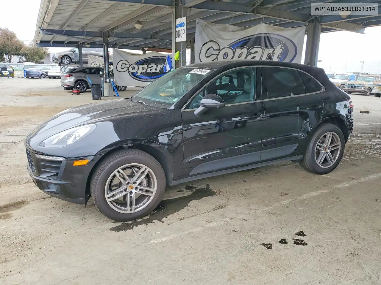 2018 Porsche Macan S VIN: WP1AB2A53JLB31314 Lot: 59730406
