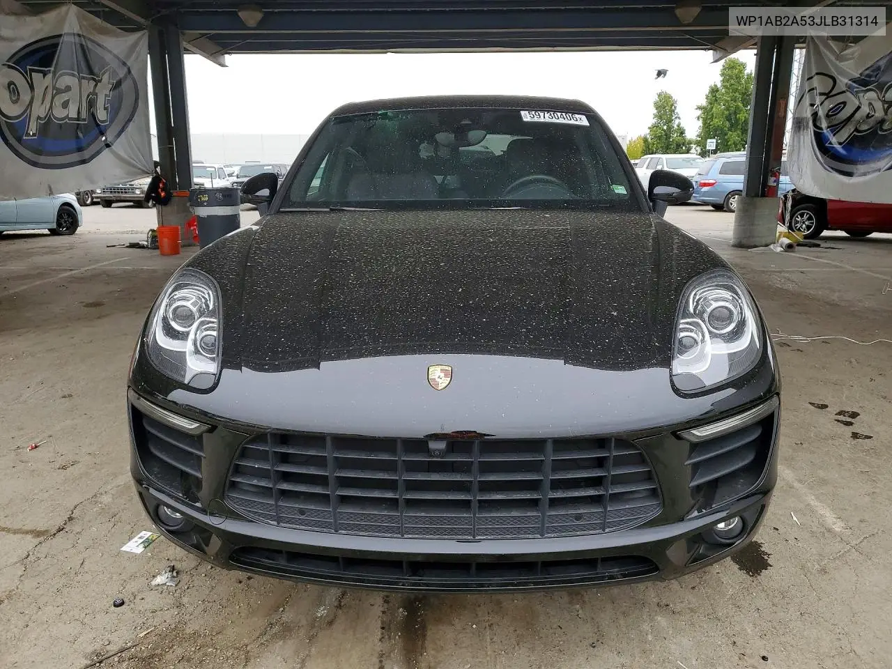 2018 Porsche Macan S VIN: WP1AB2A53JLB31314 Lot: 59730406