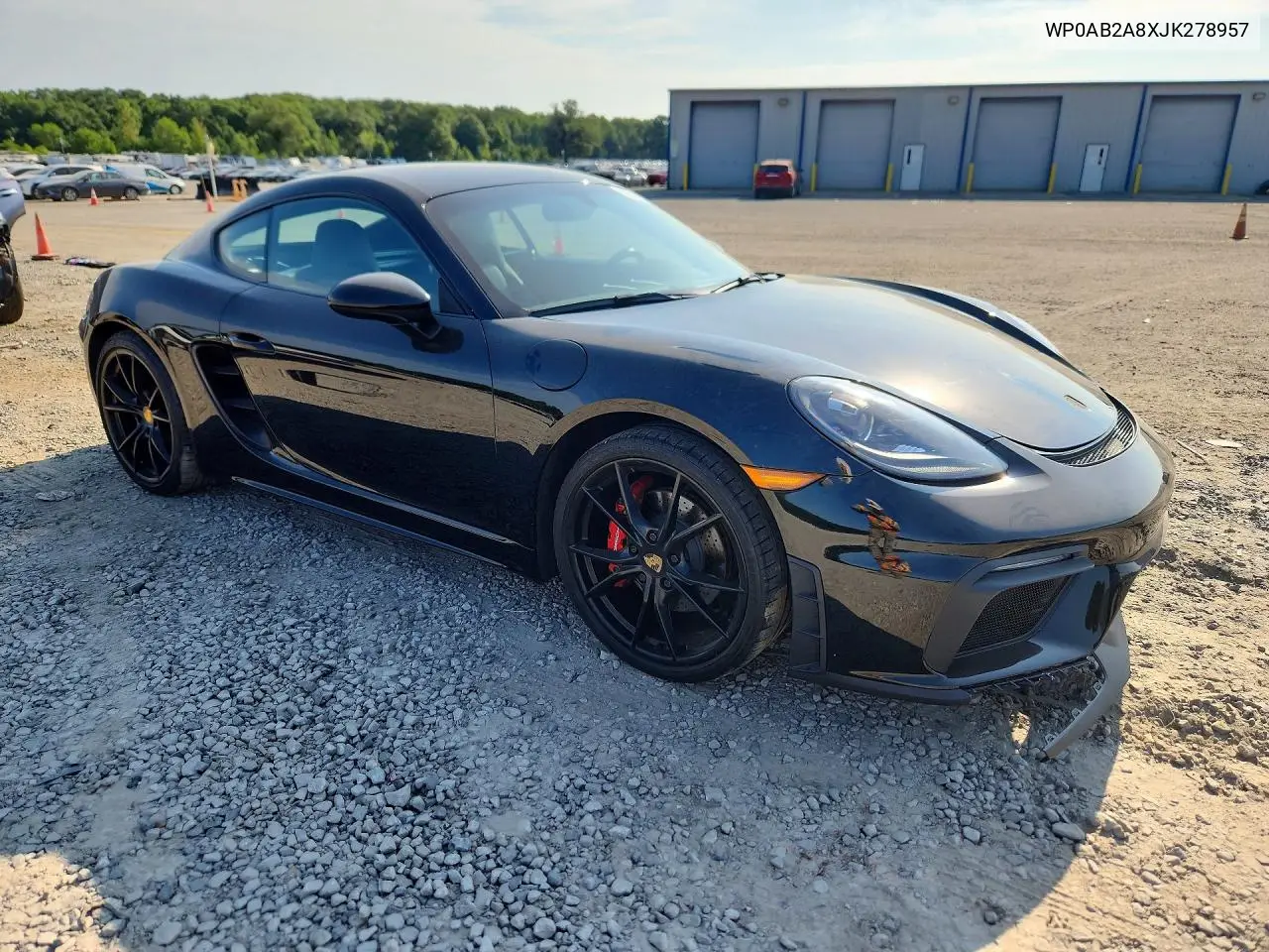 2018 Porsche Cayman S VIN: WP0AB2A8XJK278957 Lot: 59801016