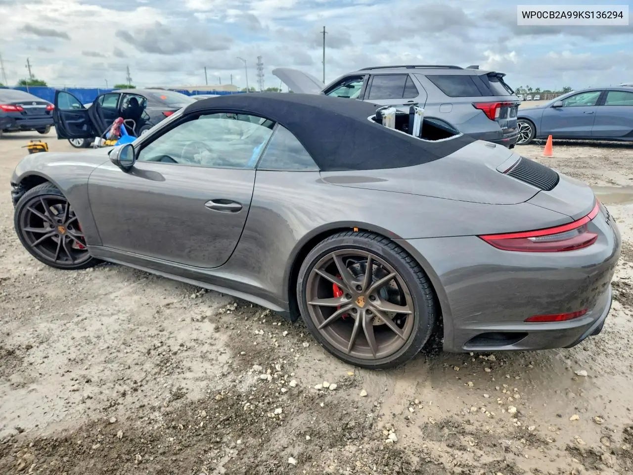 2019 Porsche 911 Carrera S VIN: WP0CB2A99KS136294 Lot: 56650926