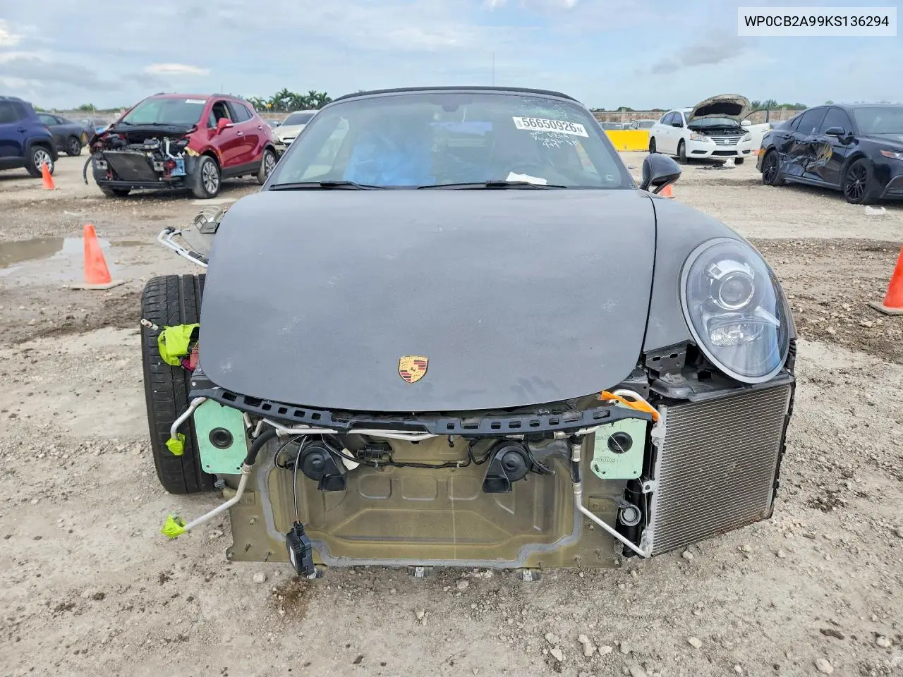 2019 Porsche 911 Carrera S VIN: WP0CB2A99KS136294 Lot: 56650926