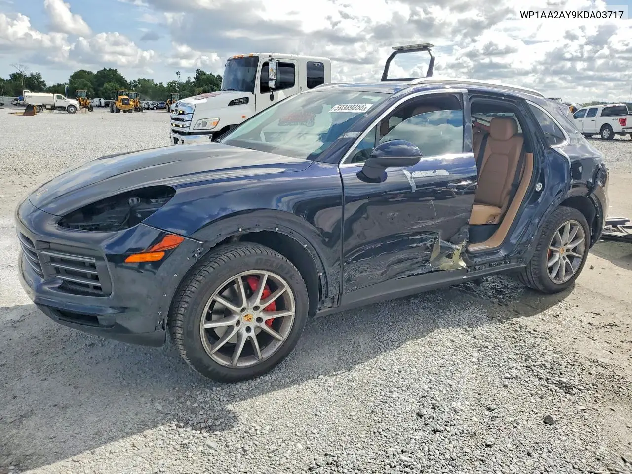 2019 Porsche Cayenne VIN: WP1AA2AY9KDA03717 Lot: 59389056