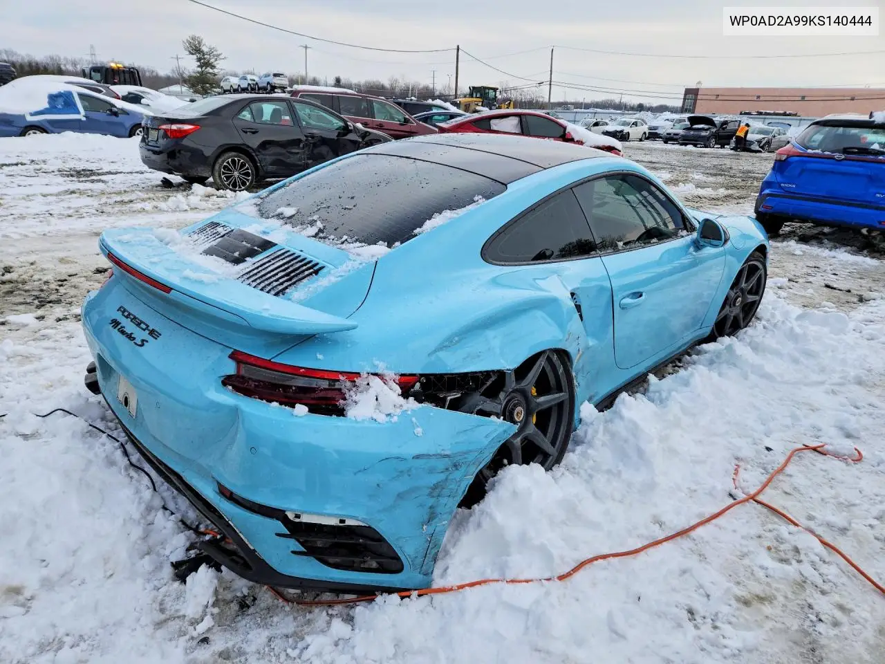 2019 Porsche 911 Turbo VIN: WP0AD2A99KS140444 Lot: 78531825