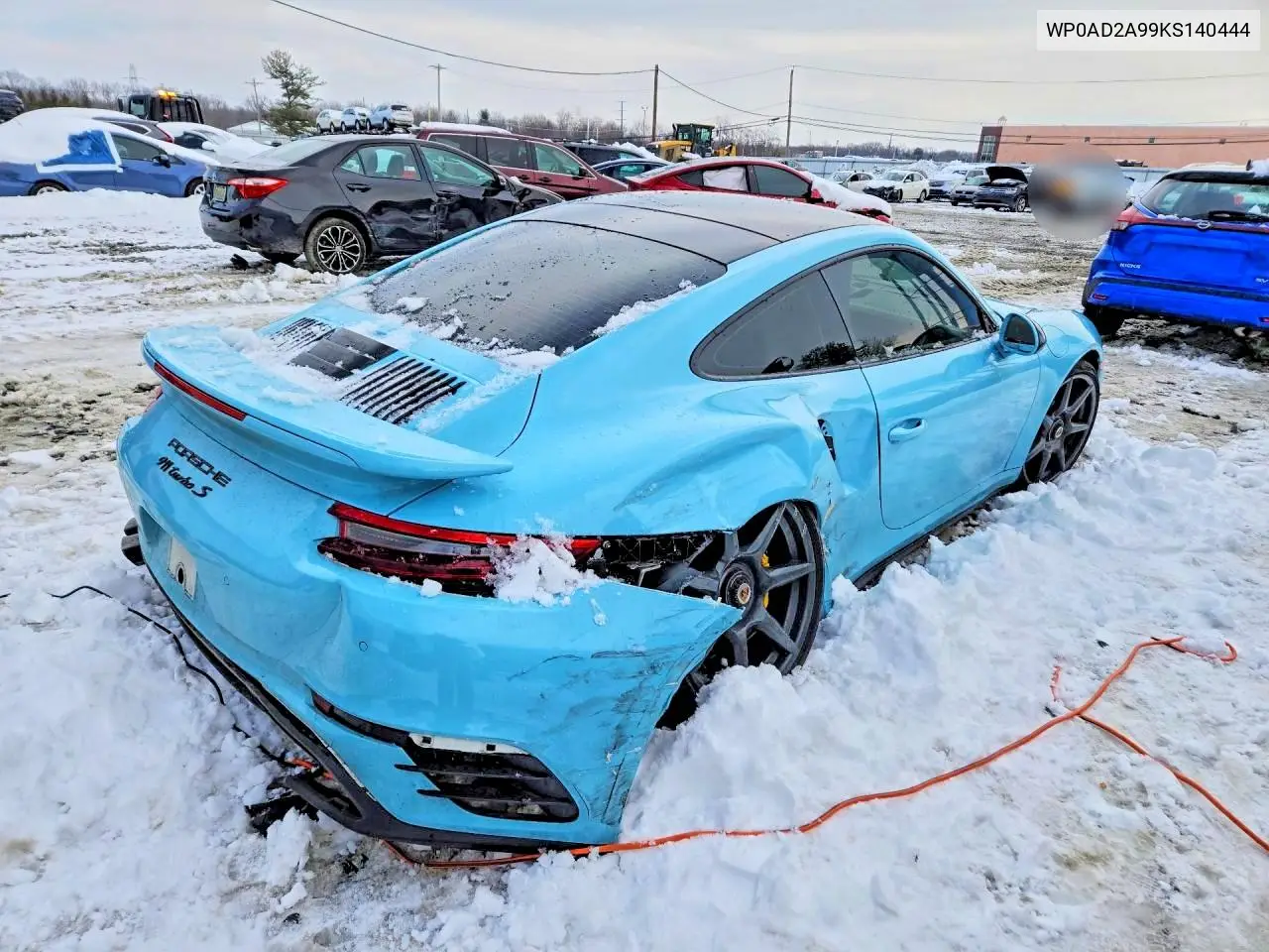 2019 Porsche 911 Turbo VIN: WP0AD2A99KS140444 Lot: 78531825