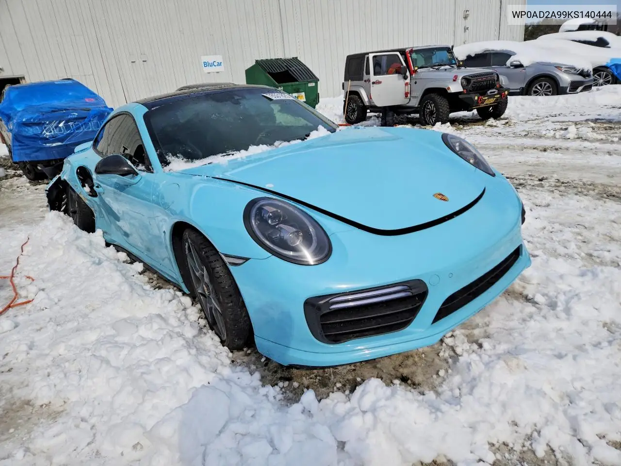 2019 Porsche 911 Turbo VIN: WP0AD2A99KS140444 Lot: 78531825