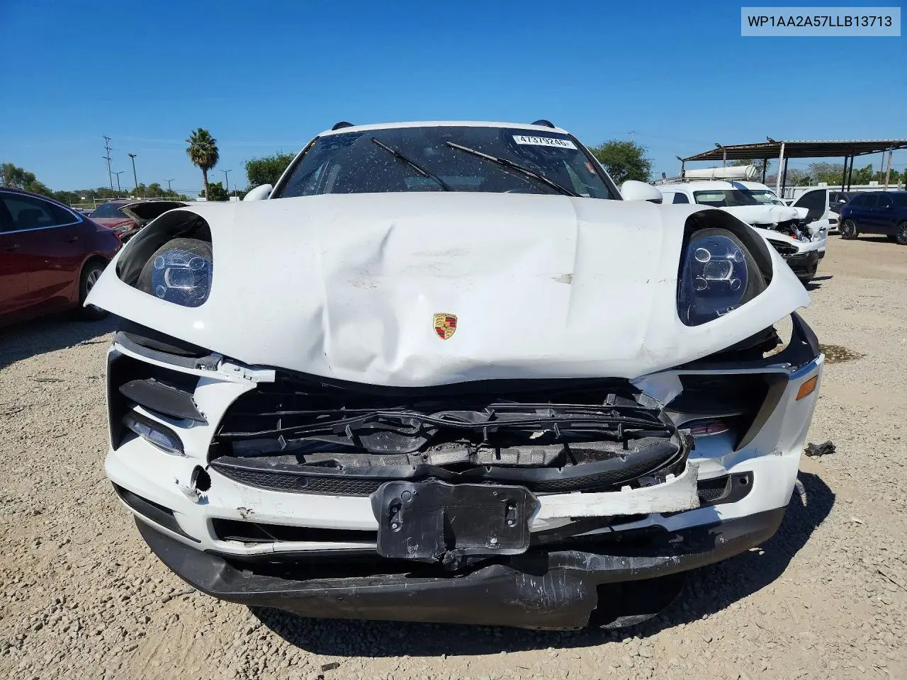 2020 Porsche Macan VIN: WP1AA2A57LLB13713 Lot: 47379246