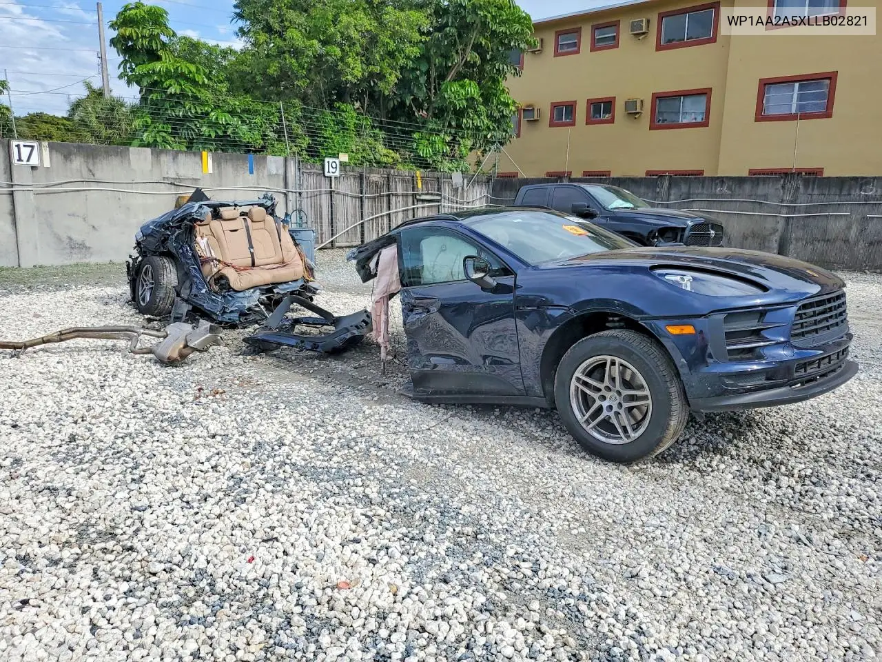2020 Porsche Macan VIN: WP1AA2A5XLLB02821 Lot: 48845546