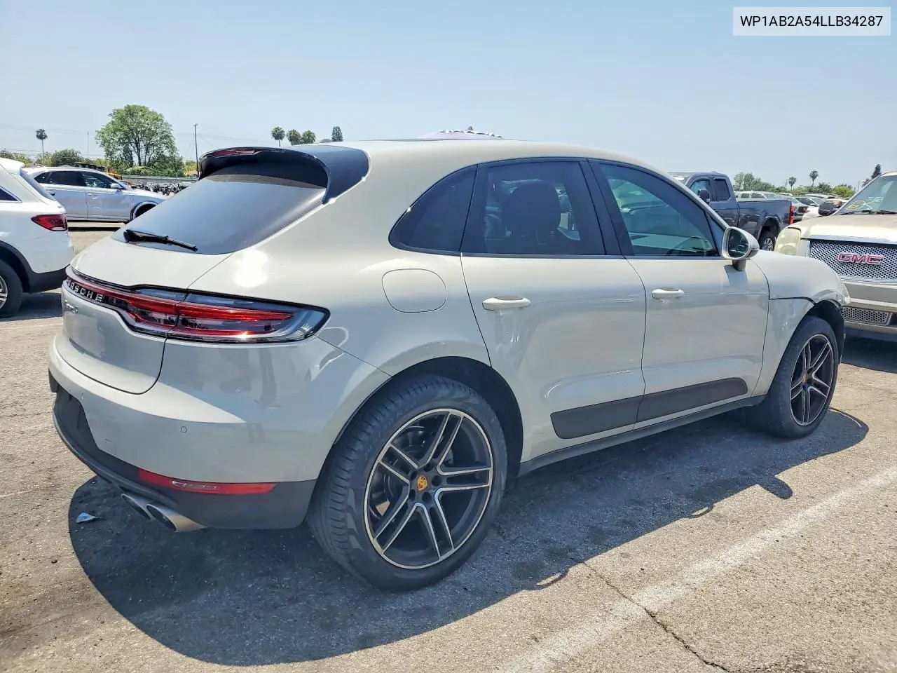 2020 Porsche Macan S VIN: WP1AB2A54LLB34287 Lot: 54877166