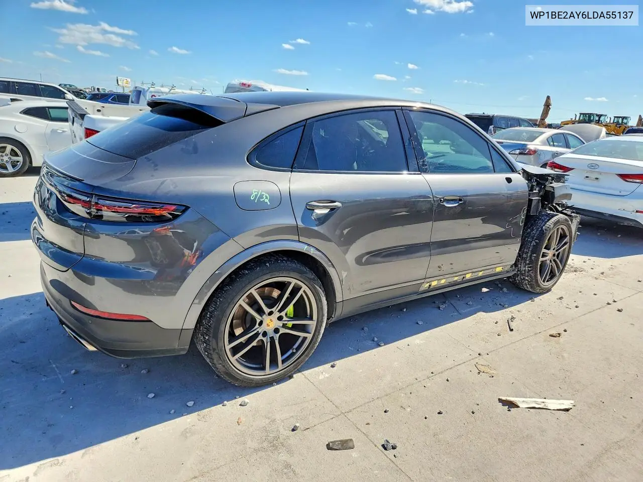 2020 Porsche Cayenne E Hybrid Coupe VIN: WP1BE2AY6LDA55137 Lot: 56062316