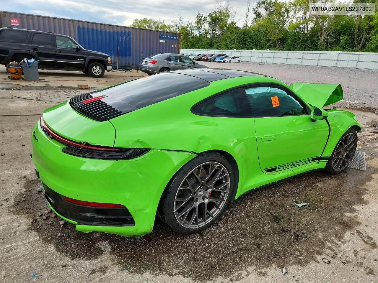 2020 Porsche 911 Carrera S VIN: WP0AB2A91LS227892 Lot: 57673186