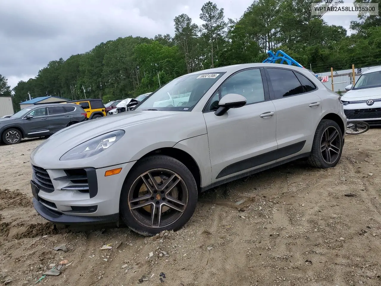 2020 Porsche Macan S VIN: WP1AB2A58LLB35300 Lot: 58321206