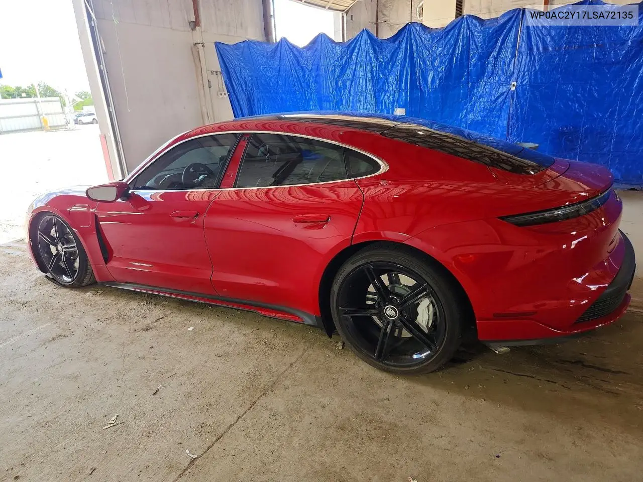 2020 Porsche Taycan Turbo VIN: WP0AC2Y17LSA72135 Lot: 58432726