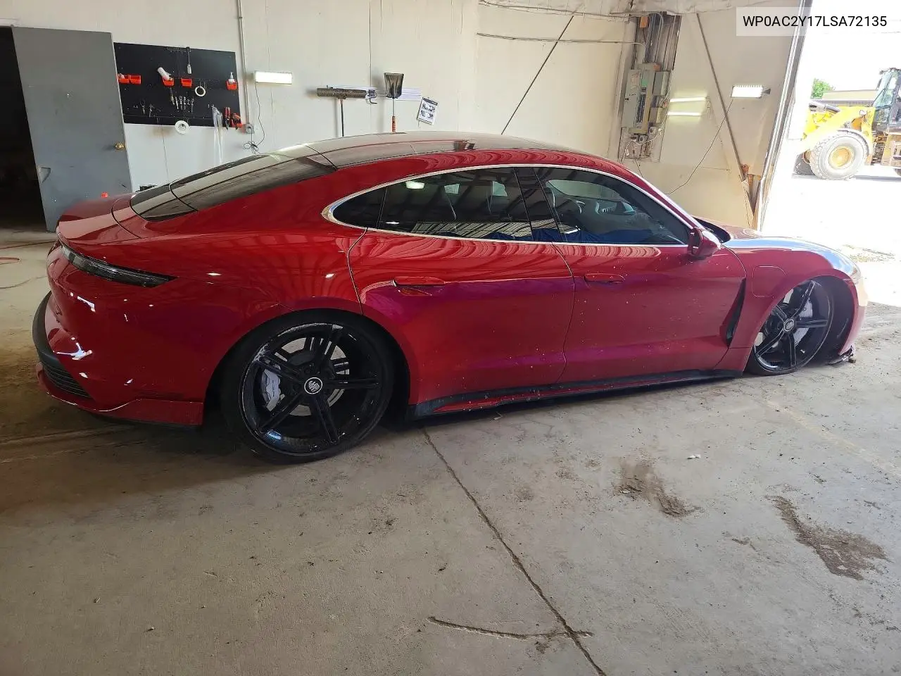 2020 Porsche Taycan Turbo VIN: WP0AC2Y17LSA72135 Lot: 58432726