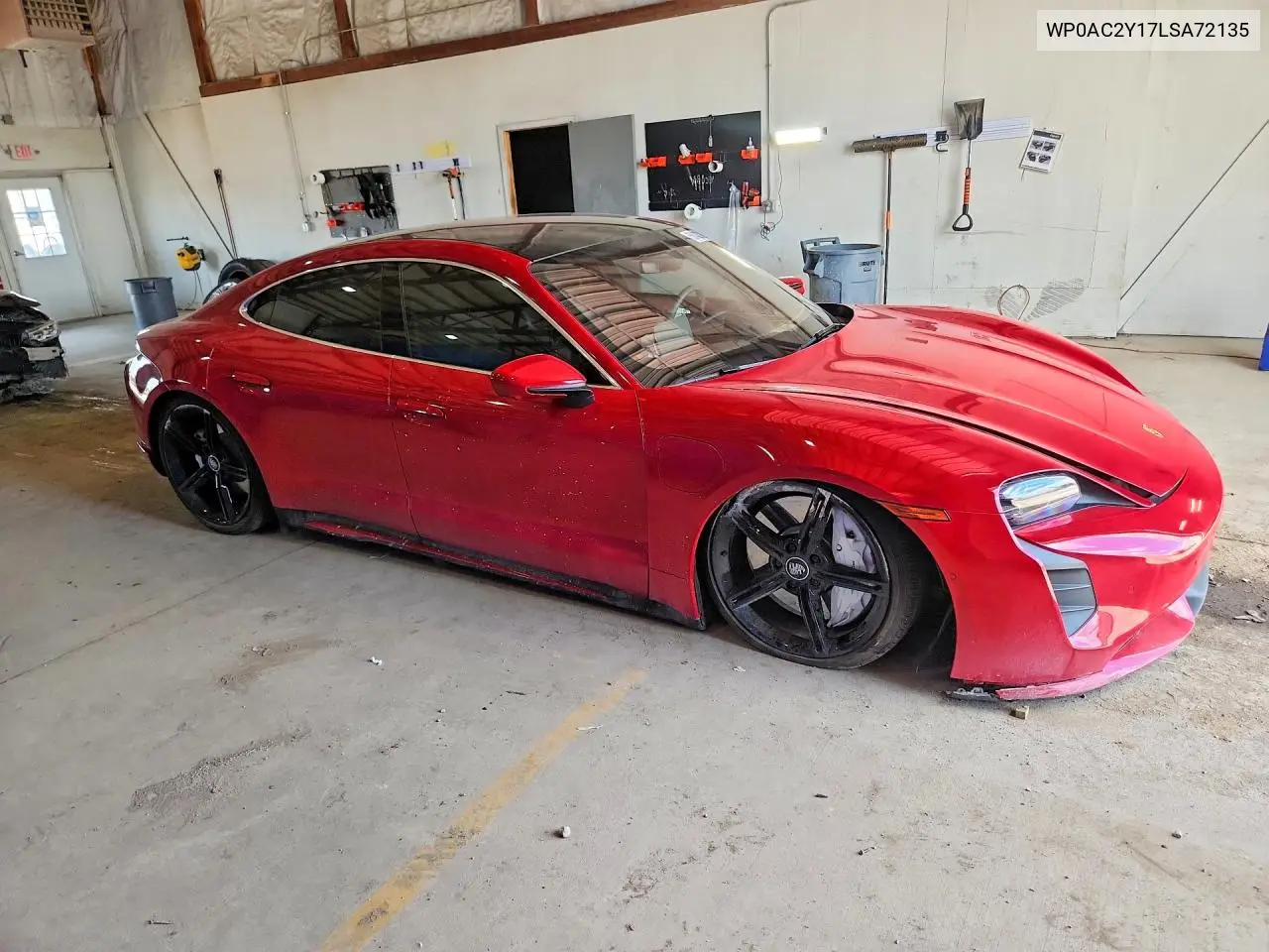 2020 Porsche Taycan Turbo VIN: WP0AC2Y17LSA72135 Lot: 58432726