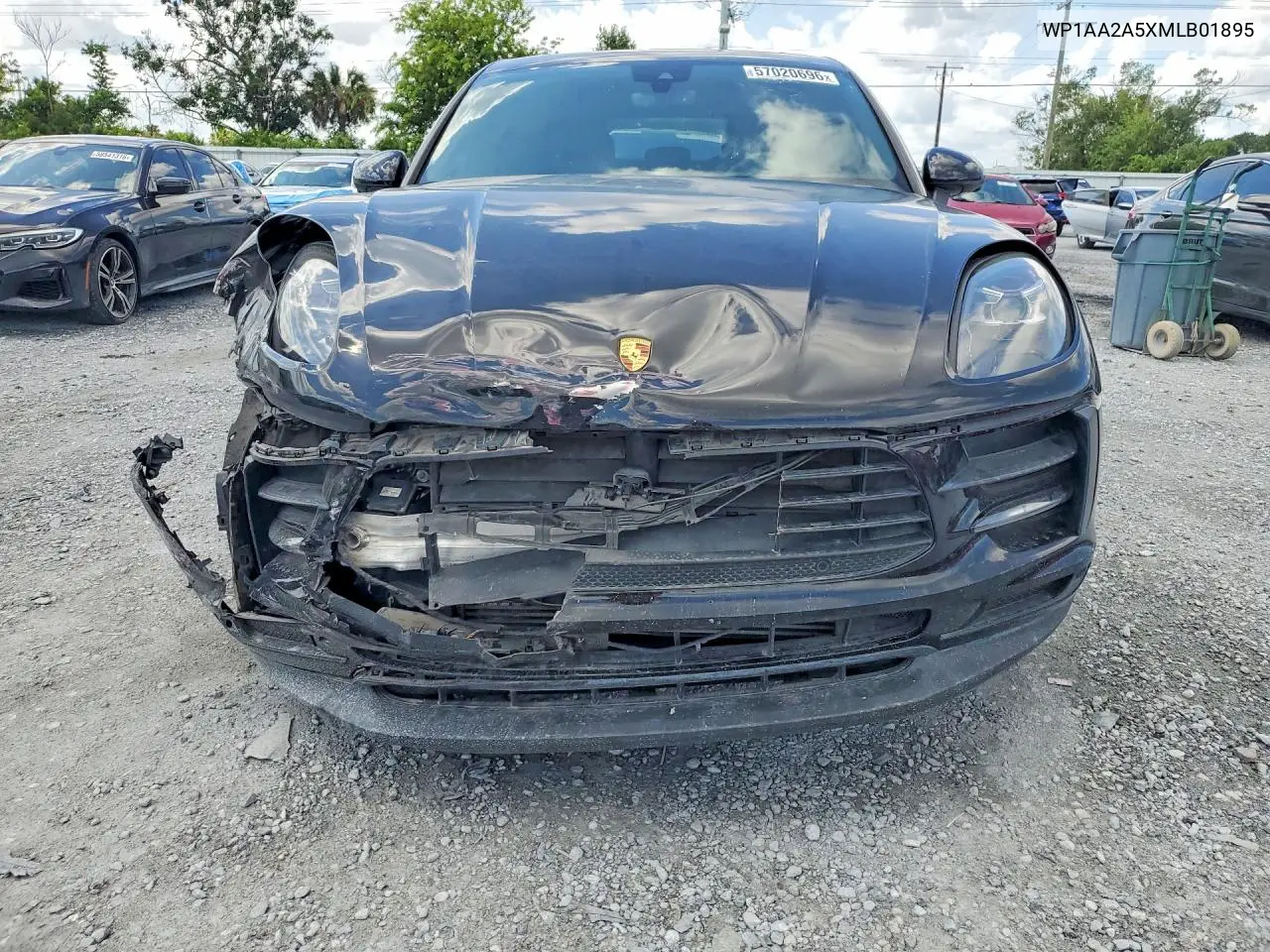 2021 Porsche Macan VIN: WP1AA2A5XMLB01895 Lot: 57020696